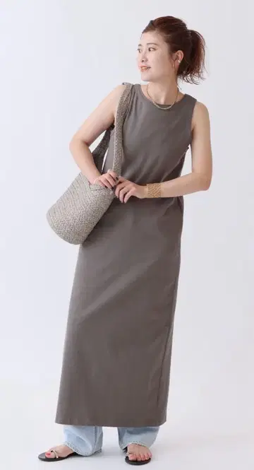[주말 가격 인하] Spick&Span 슬리브리스 롱 원피스 36 사이즈