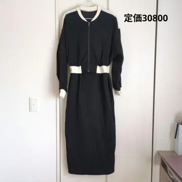 새상품급 미아 아스테리즘 셋업풍 배색 원피스 MIA ASTERISM