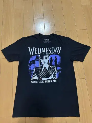구제 의류 아담스 패밀리 Wednesday T셔츠 무비