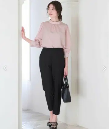 미사용 anysis 칭찬받는 레이디 테이퍼드 팬츠