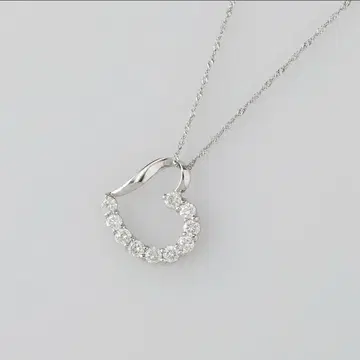 다이아 하트 펜던트 목걸이
