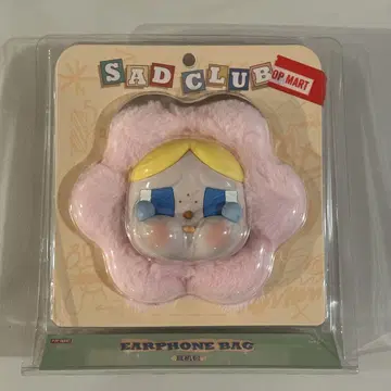 pop mart sad club earphone bag CRYBABY