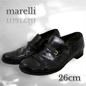 Marelli 마렐리 로퍼 비즈니스 슈즈 26cm 블랙 포멀