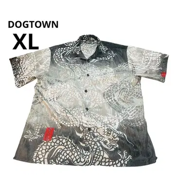 90s DOG TOWN BLACK DRAGON 흑룡 반팔 셔츠