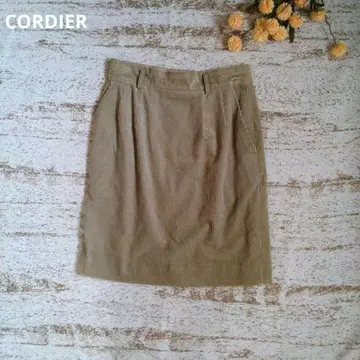CORDIER 코듀로이 타이트 스커트 일본제