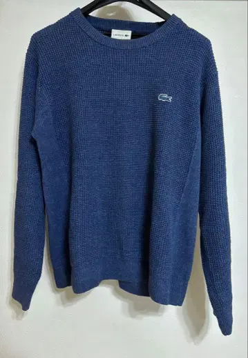 LACOSTE 라코스테 코튼 니트 와플 스웨터