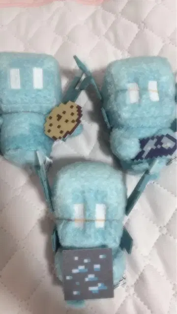 마인크래프트 마크 푹신푹신 얼레이 봉제 인형 3종류