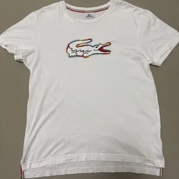 올드 LACOSTE M 사이즈 상당 빅 로고 빈티지