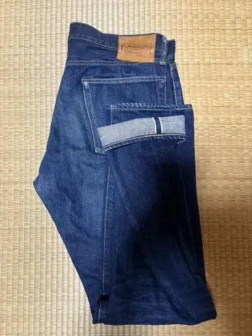 HAND ROOM SLIM FIT JEANS 빨간색 귀 크로칸 v스테