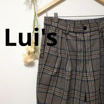 Lui's 루이스 팬츠 하의 체크 멋쟁이, 멋있음