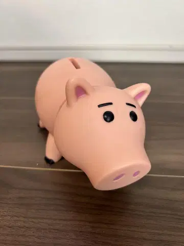 돼지 모양 저금통 핑크