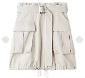 SNIDEL 카고 미니 스커트