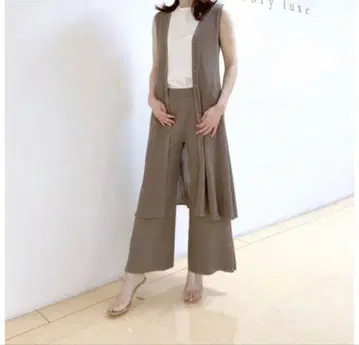 완판템 띠어리 럭스 롱베스트 니트 가디건 리브 니트 A라인