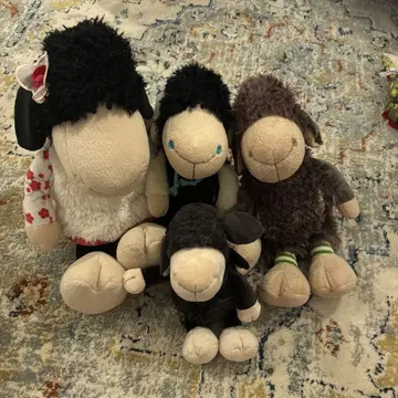 NICI 졸리 봉제 인형 4개 세트