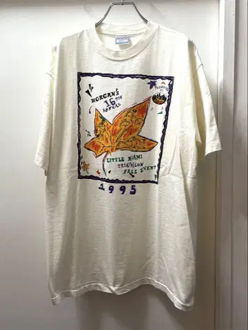1990년대 USA 제작 싱글 스티치 아트 티셔츠 양면 프린트 XL