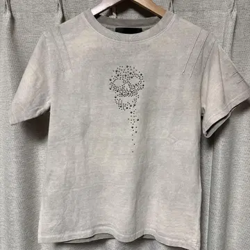 Skull Rhinestone Design T-shirt