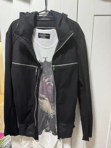 14th addiction cross zip hoodie 로이플 하이드