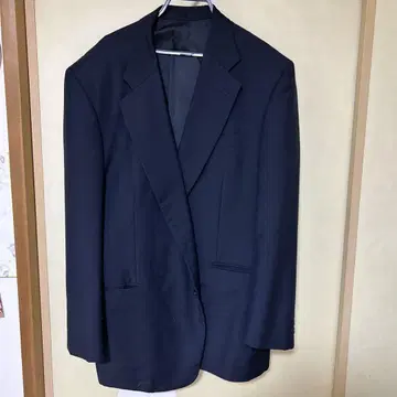 MIYUKI 네이비 테일러드 자켓