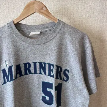 구제 의류 00s M 사이즈 s/s 티셔츠 Majestic 이치로 그레이