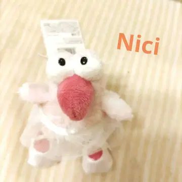 튜튜 달린 핑크 봉제 인형 키링