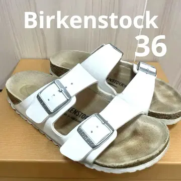 버켄스탁 애리조나 여성용 가죽 샌들 23cm 36