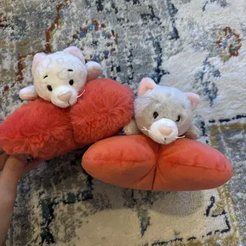 NICI 고양이 하트 봉제 인형