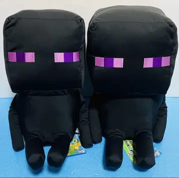 마인크래프트 시원한 엔더맨 SD BIG 봉제 인형 2개 세트