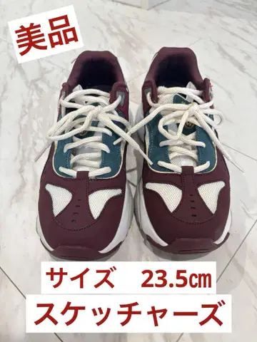 새상품급 스케쳐스 크림슨 컬러 23.5cm