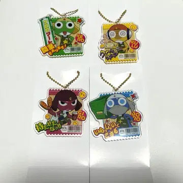 개구리 중사 케로로 훼미리마트 오리지널 아크릴 키링 세트 1