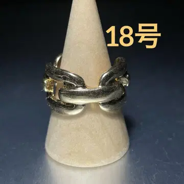 빈티지 패션 반지 골드 18호 체인 대형 체인 존재감