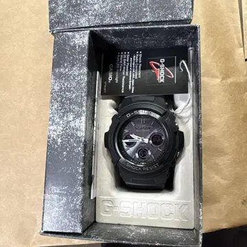 CASIO G-SHOCK AWG-M100B 전파 솔라 거의 미사용