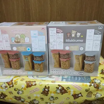 Rilakkuma & 스미코구라시 클리어 스토커 3세트