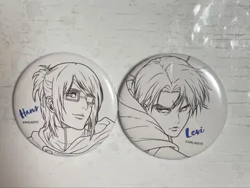 진격의 거인 MAPPA전 원화 캔뱃지 리바이 한지 묶음 판매