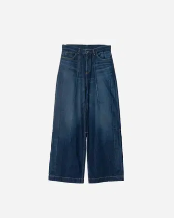 sublations wide seam denim baggy pants