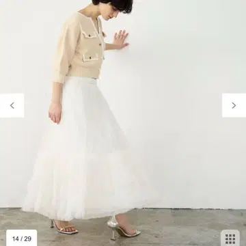 그레이스 콘티넨탈 볼륨 샤샤 스커트