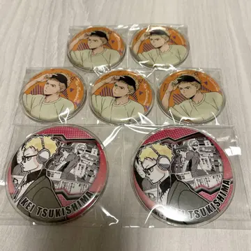 하이큐 츠키시마 캔뱃지 묶음 판매