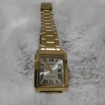[ 새상품급 배터리 교환 완료 ] CASIO 골드 아날로그 손목시계