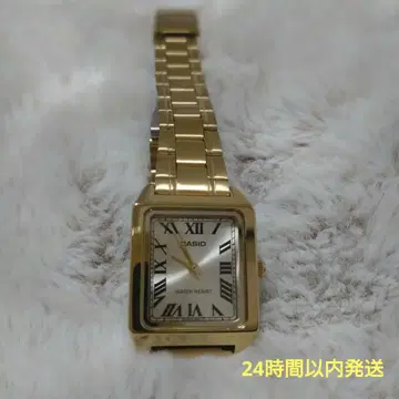 [ 새상품급 배터리 교환 완료 ] CASIO 골드 아날로그 손목시계