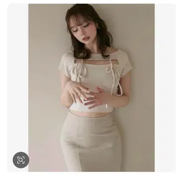 andmary 앤드마리 bebe 리본 tops
