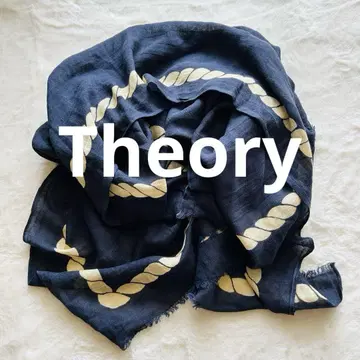 띠어리 Theory 대형 네이비 린넨 스톨 네이비 냉방병 예방