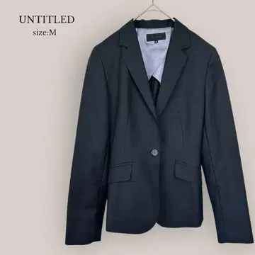 언타이틀 UNTITLED 새상품급 테일러드 자켓 스트라이프 포멀
