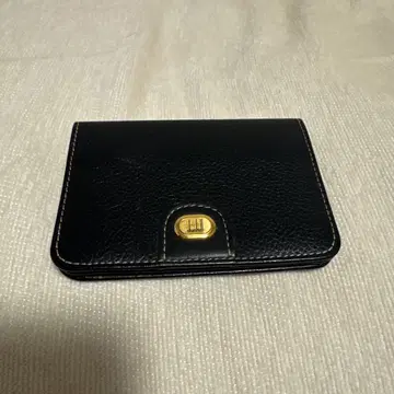 블랙 가죽 명함지갑 dunhill