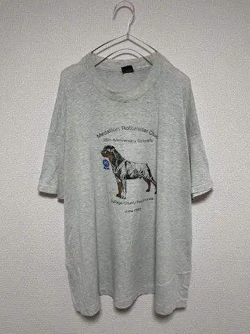 90s USA 제작 굿 레귤러 '강아지 Tee 티셔츠'