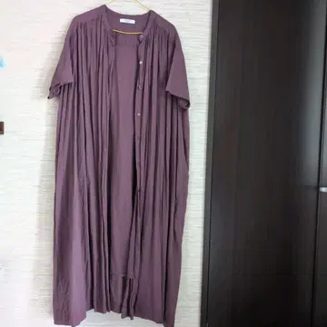 사만사 모스모스 블루 셔츠 원피스
