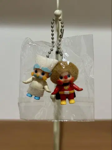 큐피 인형옷 호빵맨과 잼 아저씨 키링