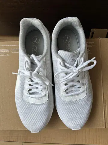 PUMA 메테오라이트 플러스 화이트 25cm