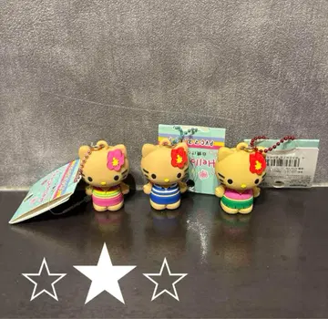 헬로키티 선탠 시리즈 PVC 마스코트 3종 세트