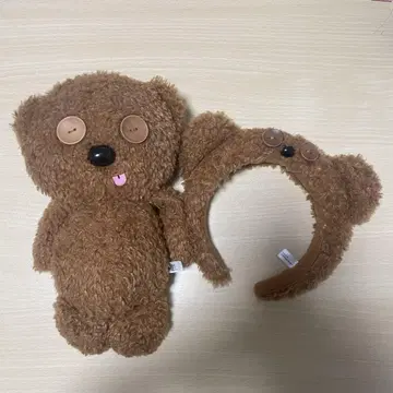 미니언 팀 봉제 인형 머리띠 USJ