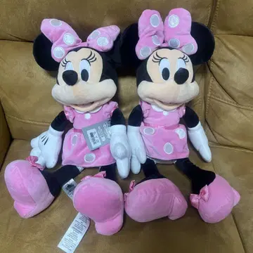 Disney 미니 마우스 봉제 인형 핑크 해외