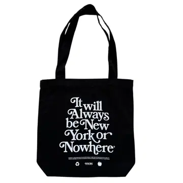 NEWYORK OR NOWHERE 로고 토트백